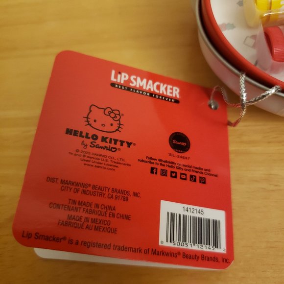 Hello Kitty Lip Smacker + Créme Shop x Hello Kitty Nail Decals & Clear Polish - Picture 4 of 12